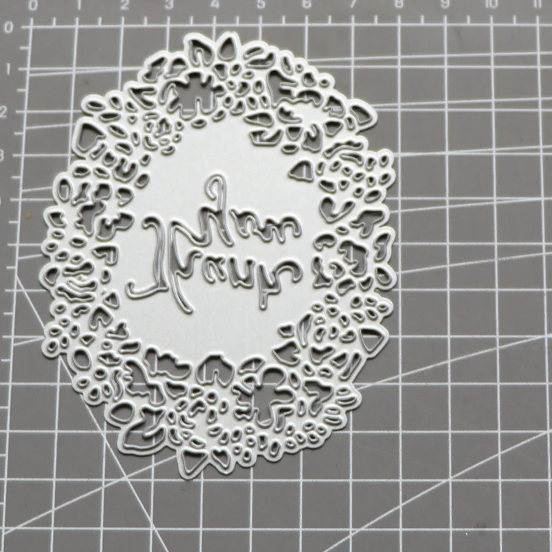 

Metal Cutting Dies Thank You Words Irregular Frame Scrapbooking Paper Craft Embossing Card DIY Stamp Making Stencil