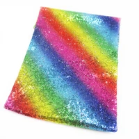 david accessories 50125cm or 50130cm rainbow sequins fabric for clothing making party events table covers decor1yc2158