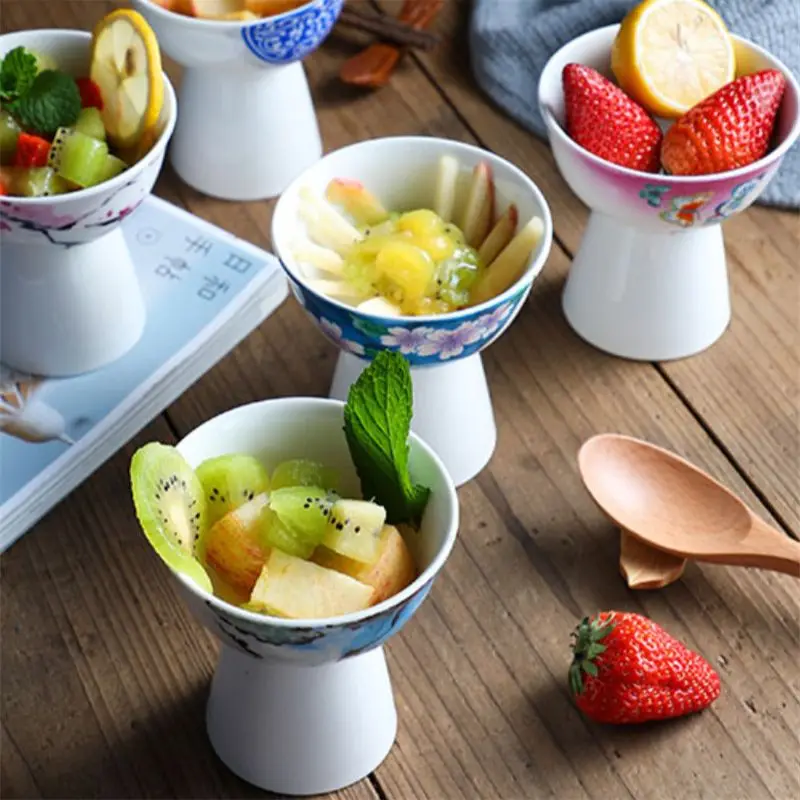 Керамическая чашка для закусок десертов креативная китайская Высокая