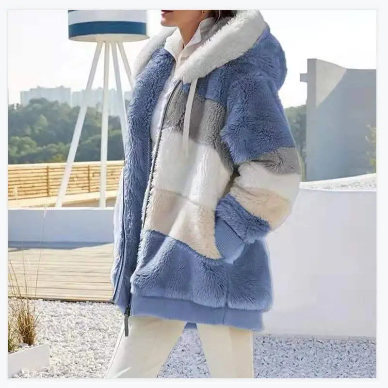 

Ms. Winter Warm Real Fox Arctic Fox Coat Real Fox Sexy Jacket High Street Commuter Leather Coat