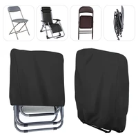 folding chairs cover outdoor dustproof oxford cloth sun protection waterproof cushion for chair black grey color furniture case