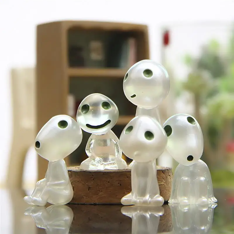 

5Pcs Luminous Tree Elves Toy Cartoon Princess Figure Glow In The Dark Toys Kids Xmas Gift Light Up Novelty Toys