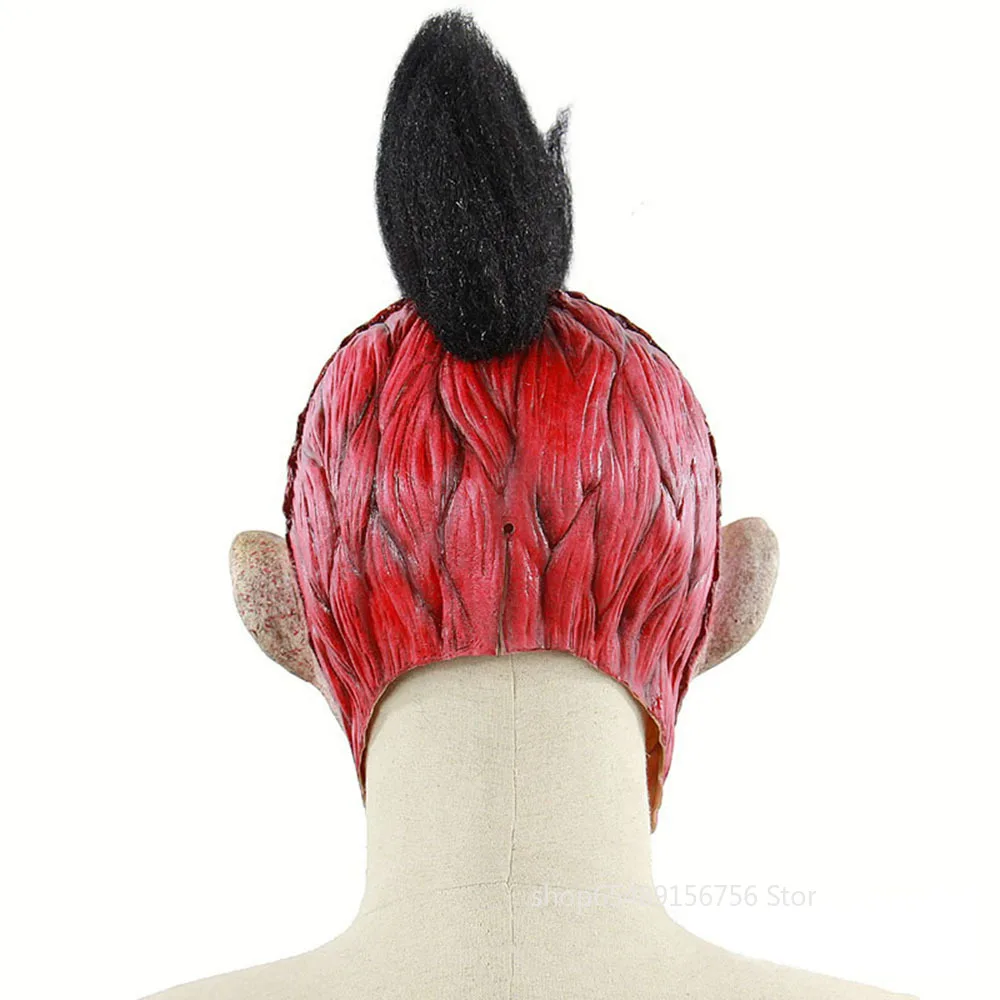 Кровавые маски дьявол Ужасы Murloc латексная страшная маска с рыбьим ртом костюмы