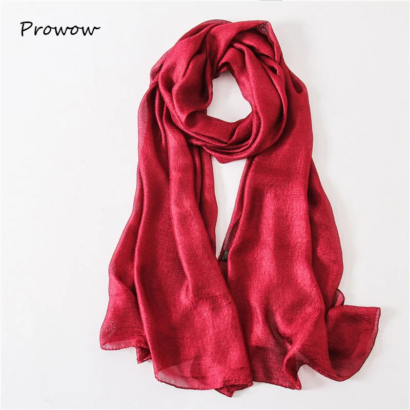 Льняная жемчужная блестящая шаль большой шарф зимний женский длинный хиджаб 180x75