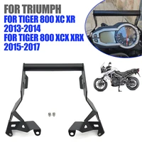 motorcycle navigation bracket mobile phone gps plate holder handlebar stand for triumph tiger 800 xcx xrx xc xr accessories