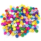 Круглые полимерные мини-кнопки 1000 шт.лот, 6 мм, аксессуары для шитья, кнопки для скрапбукинга