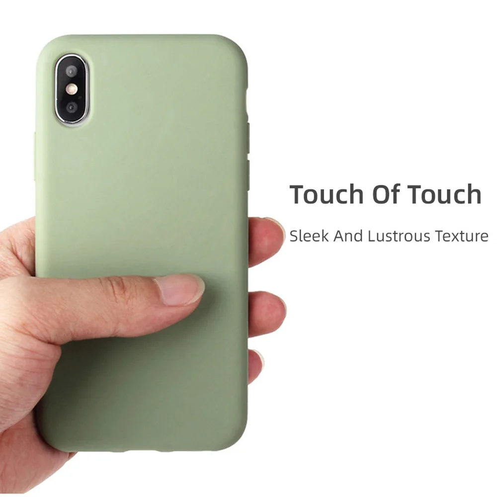 Матовый чехол для телефона iPhone 11 Pro 6 6s 7 8 Plus X XR XS Max мягкий карамельных цветов