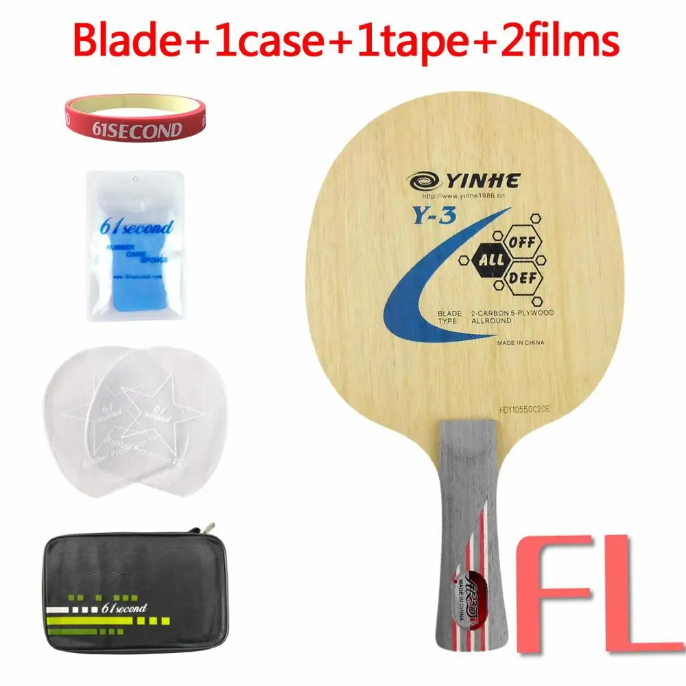 FL with F 1case Yinhe Млечный Путь галактика Y-3 Y3 Y 3 настольный теннис пинг понг лезвие - Цвет: FL with F 1case