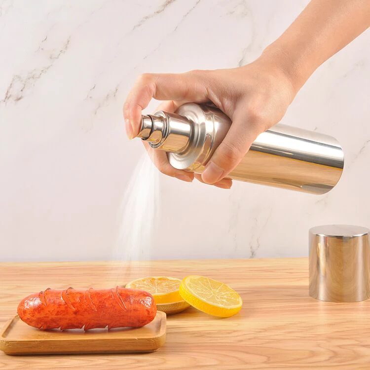 Сжатие нержавеющей стали спрей масло косметика парфюмерия диспенсер для порта