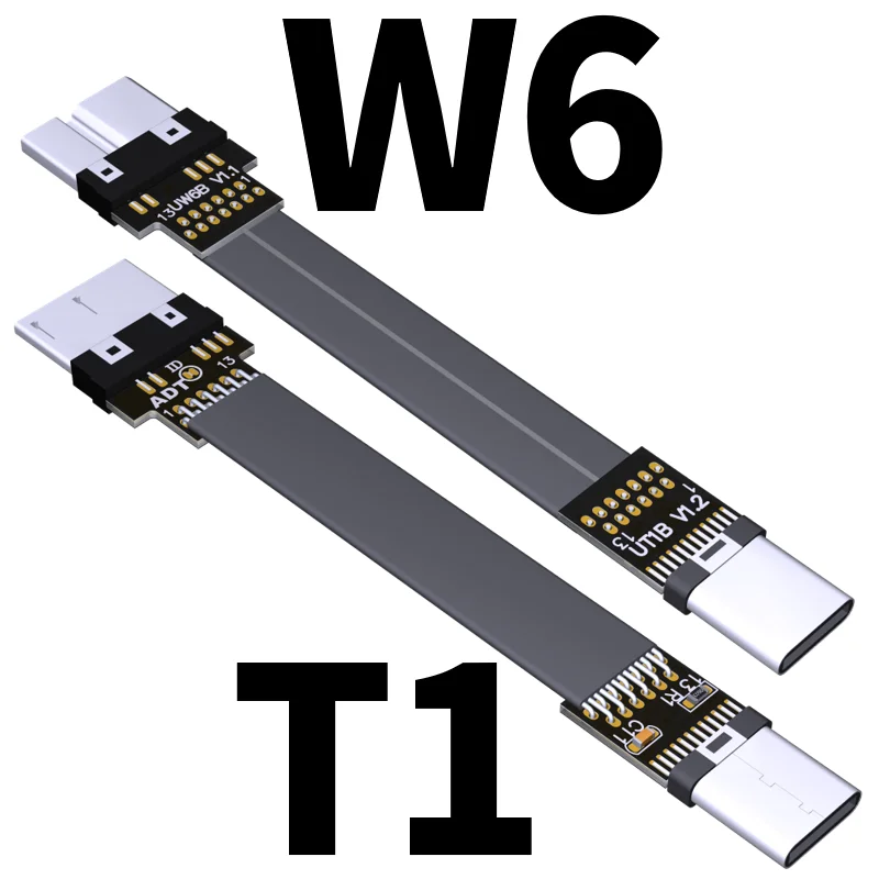 Кабель-адаптер типа C к Micro USB 3 0 Type-c 90 градусов 5-100 см плоский 1 Micro-B OTG FPV 3A 5 Гбит/с |
