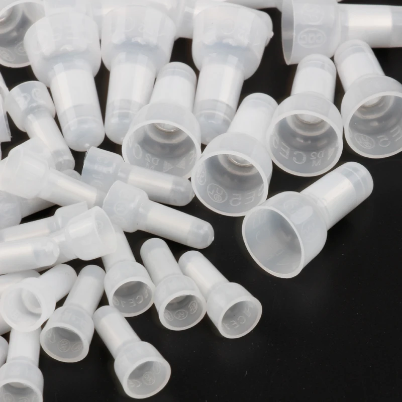 100 шт закрытые концевые обжимные колпачки электрические провода Кабельные