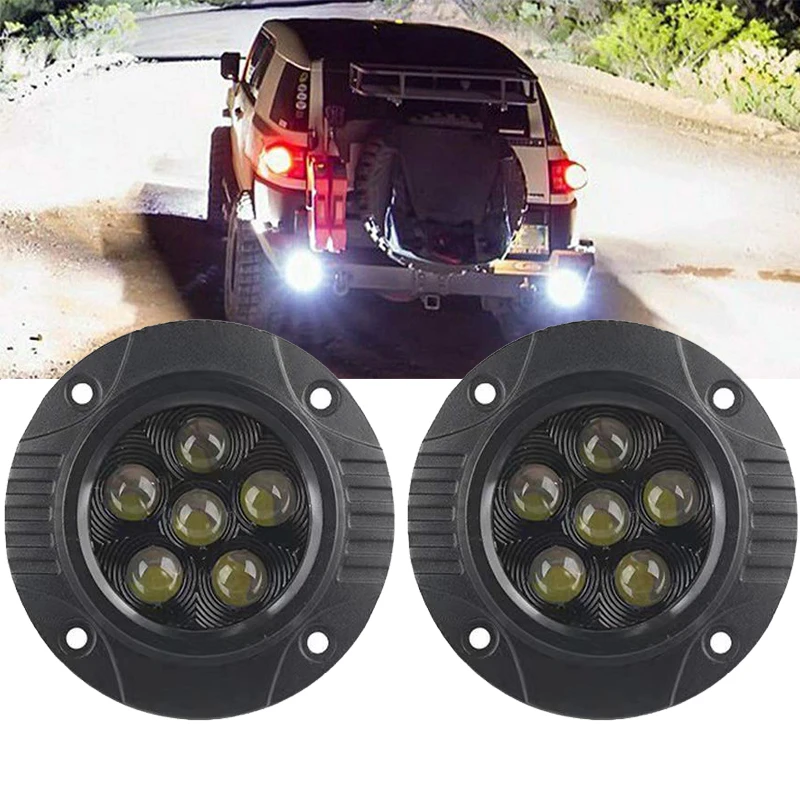 

Для Вождения внедорожника лодки автомобиля трактора грузовика 4x4 внедорожника ATV светильник круглый 3,5 дюйма светодиодное атмосферное осве...