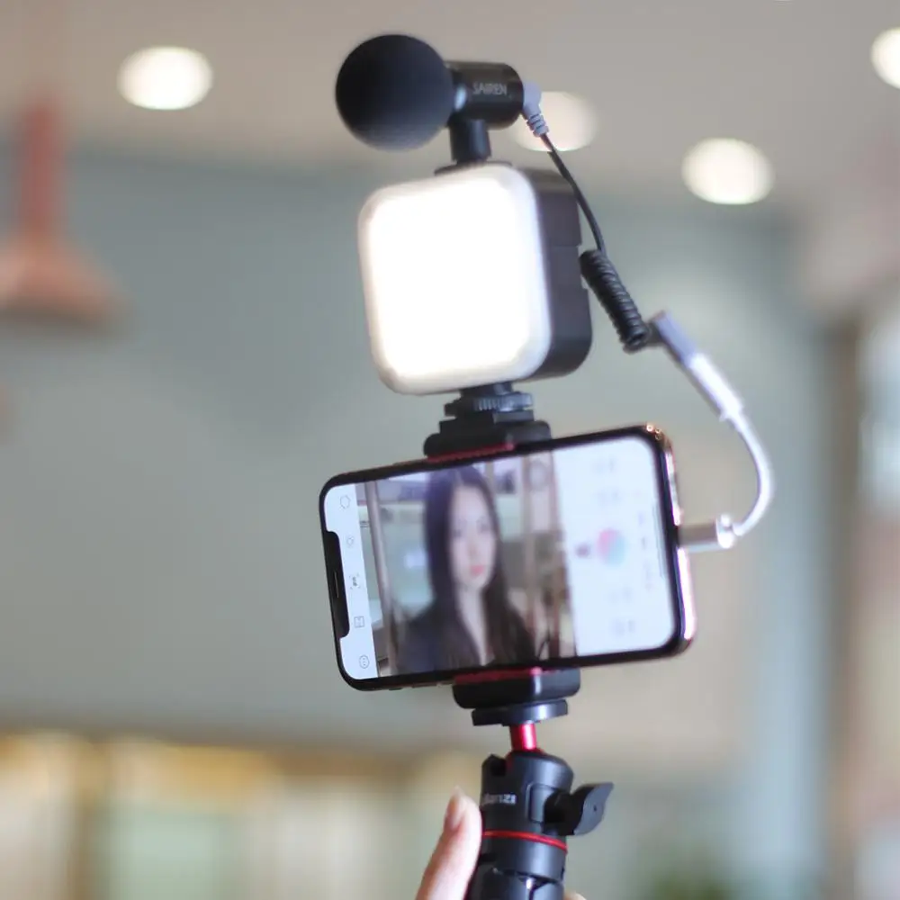 

Ulanzi U-Bright 2700-6500K LED Video Light Mini Vlog Light CRI95 Color Gel Lamp Mobile DSLR SLR Camera Vlog Light On Camera