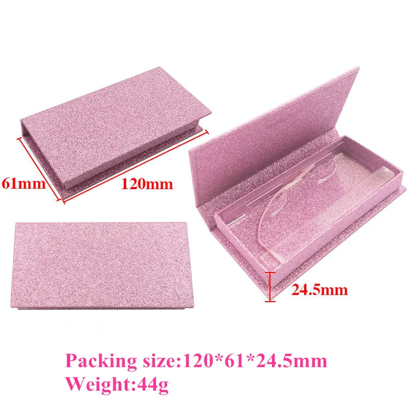 Роскошная Подарочная коробка для норковых ресниц синтетических 26 мм накладных