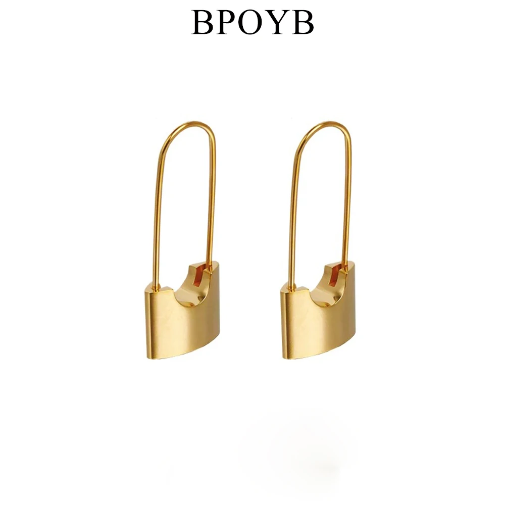 Женские дизайнерские серьги подвески BPOYB золотистые кисточки из нержавеющей