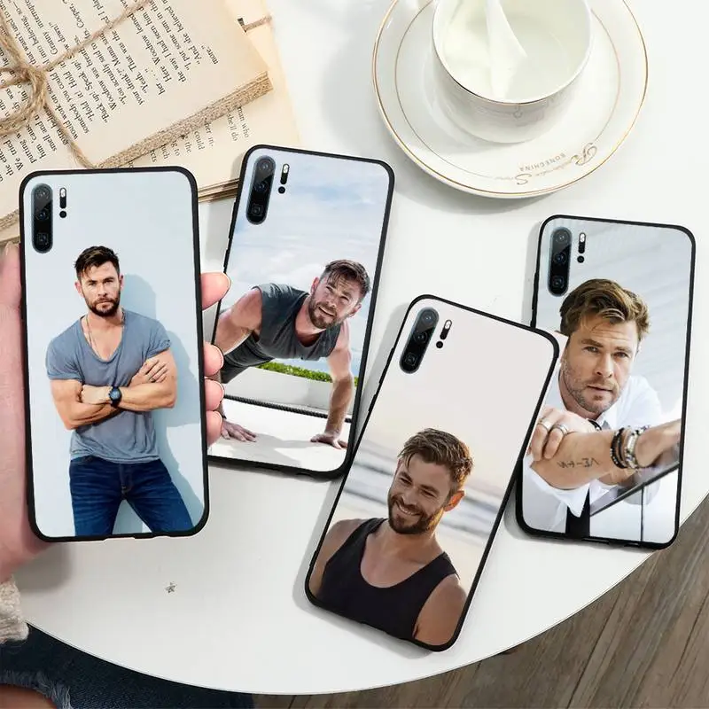 

Chris Hemsworth Japan anime Phone Case For Huawei honor Mate P 10 20 30 40 i 9 8 pro x Lite smart 2019 nova 5t