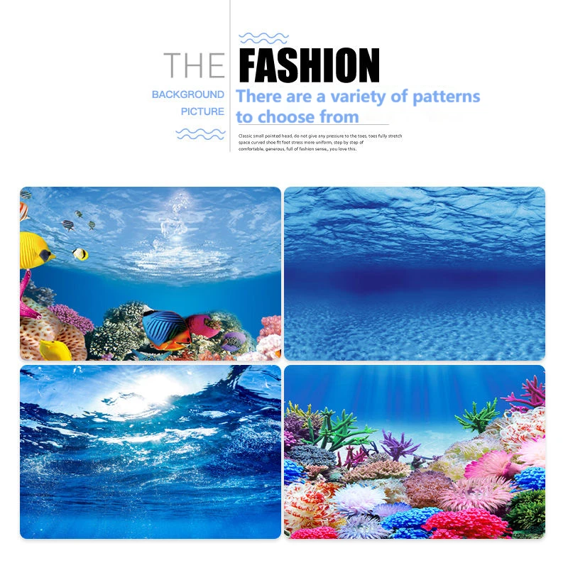 Фон для аквариума украшения картины плакат подводное оформление бумажные