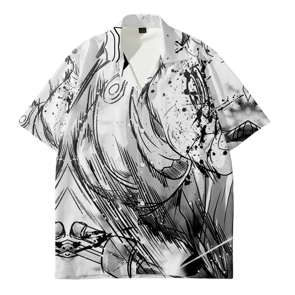 Летняя футболка для косплея с коротким рукавом и 3D-принтом | Мужская одежда