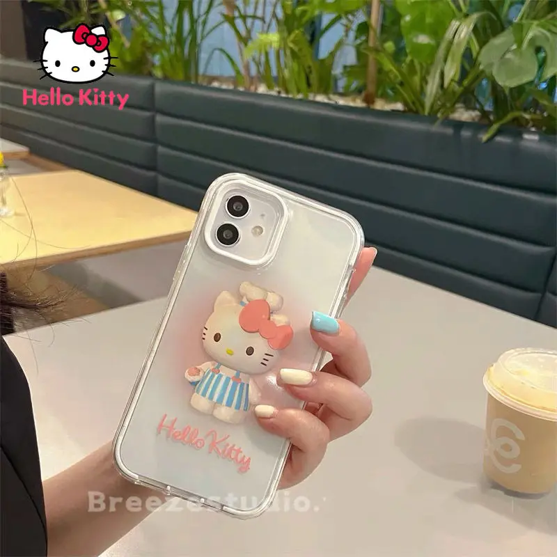 

Hello Kitty Cartoon Silicone Cute Phone Case for iPhone13 13Pro 13Promax 12 12Pro Max 11 Pro X XS MAX XR 7 8 Plus Cover