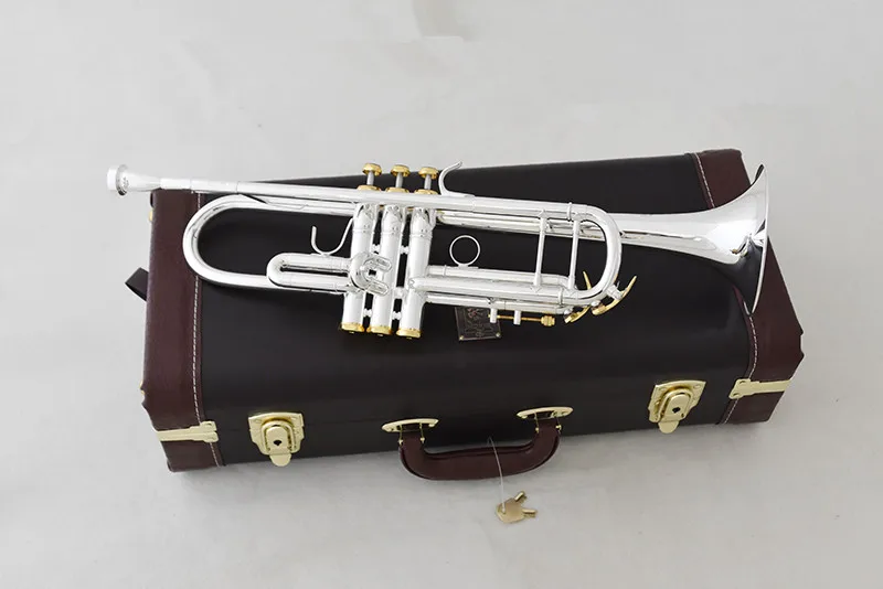 

new Trumpet Model Silver Plated LT180S-37 Trumpete Give me two nozzles