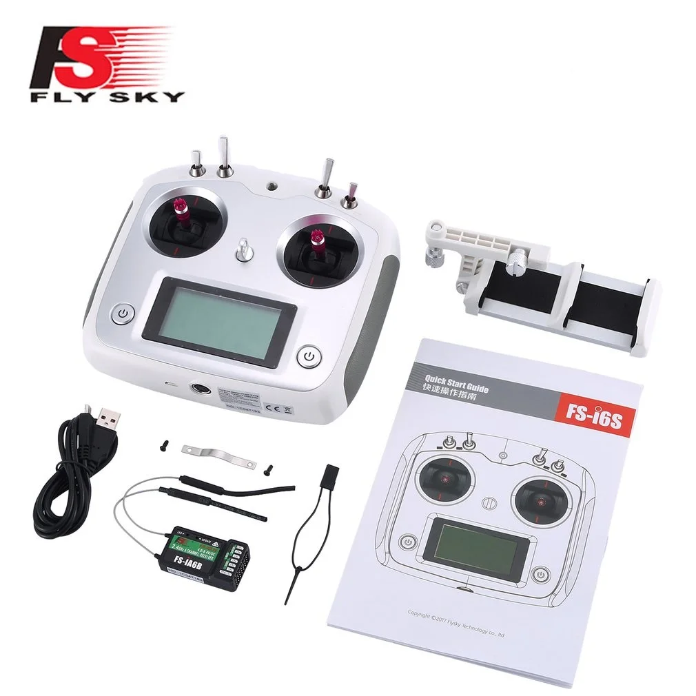 

FS-i6S I6S 2,4G 10-канальный AFHDS 2A передатчик IA6B приемник для радиоуправляемых летательных аппаратов FPV гоночных дронов