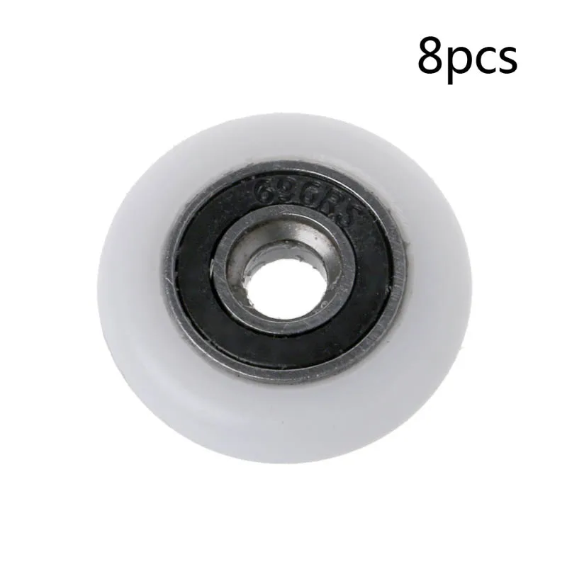 

8 шт., ролики для душевой двери, диаметр 23 мм