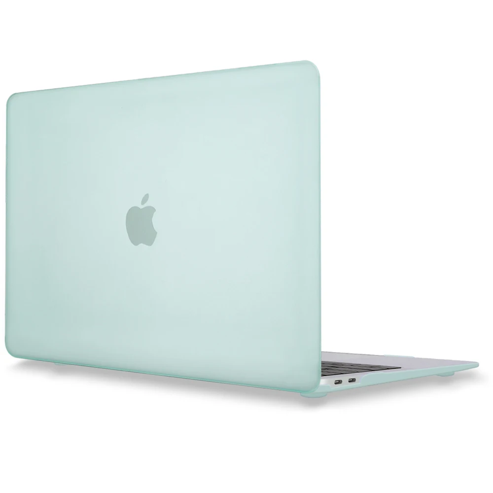 Light Green Русский склад матовый и кристально чистый жесткий чехол для Macbook Air 13 A1466 Pro 13 15 Air 11 Защитная пленка для клавиатуры - Цвет: Light Green