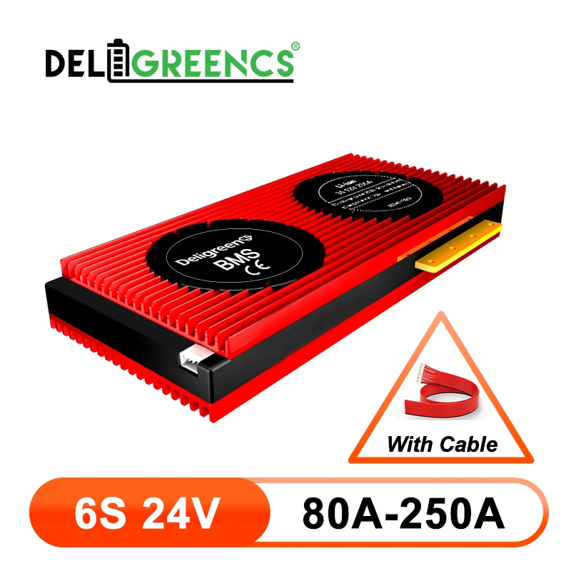 6S 24V BMS 80A 100A 150A 200A для литиевого аккумулятора 18650 pack Номинальный 3 7 V литий-ионный