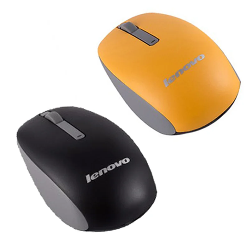 Беспроводная bluetooth мышь Lenovo N130 желтая и черная|Мыши| |