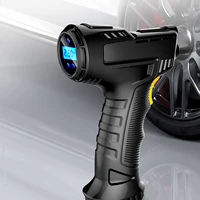 120w car air compressor electric tyre inflator digital wireless rechargeable inflatable car air pump digital pressure gauge