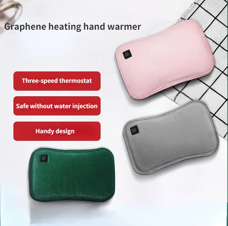 

Графеновая грелка для рук, Usb грелка для рук, безводная перезаряжаемая грелка для горячей воды, Взрывозащищенная грелка для ребенка, грелка ...