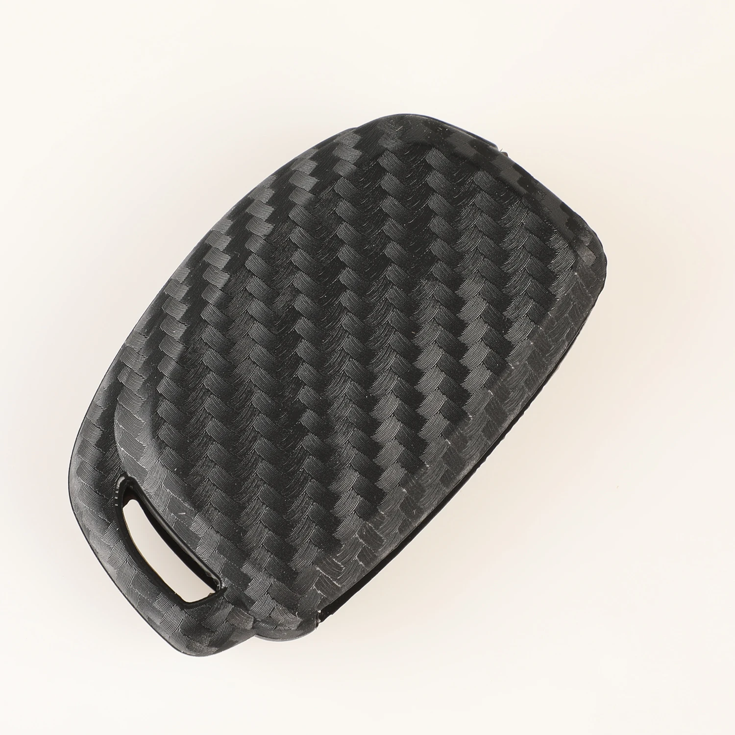 

kutery 3/4 Buttons For Hyundai Creta I10 I20 Tucson Elantra Santa Fe Tucson Protecor Carbon Silicone Remote Car Key Case Cover