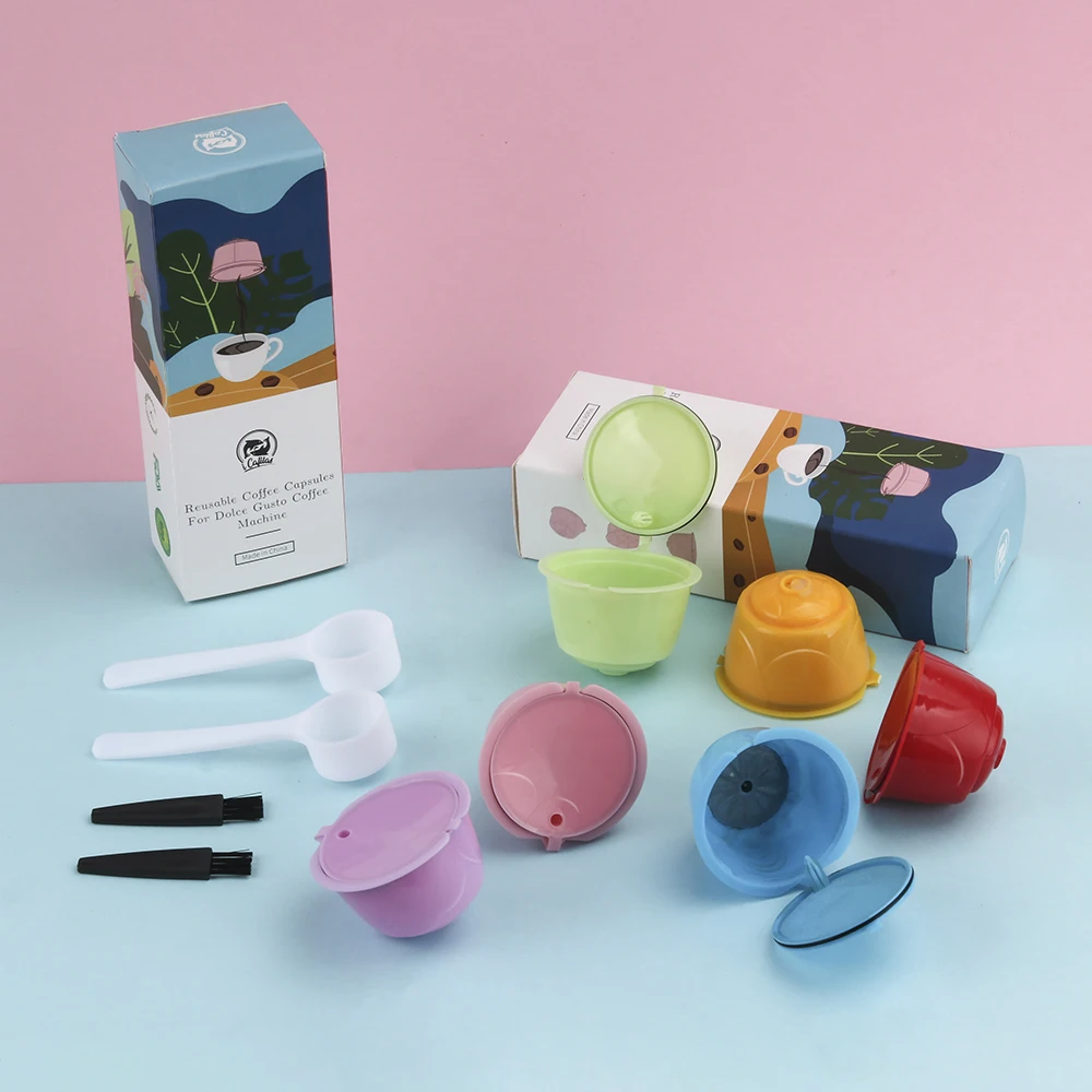Кофе фильтры для кофемашины Nescafe Dolce Gusto многоразовые кофейные капсулы с