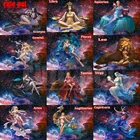 Алмазная картина с двенадцатью созвездиями, полноразмерная 5D Вышивка, круглая вышивка крестиком, мозаика для творчества, домашний декор для стен