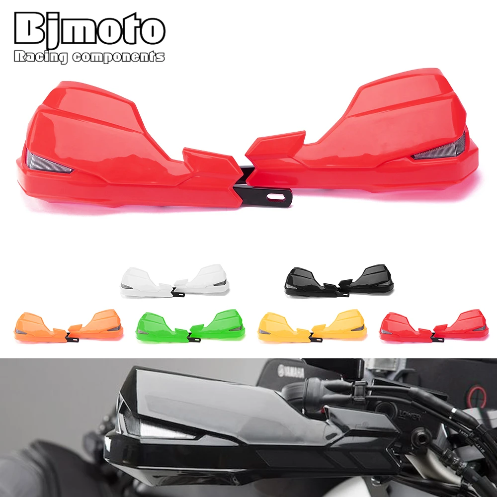 

22MM-28MM Motorcycle LED Hand Guards Handle Protector Handguard Handlebar Protection For BMW HONDA YAMAHA SUZUKI Pit Dirt Bike