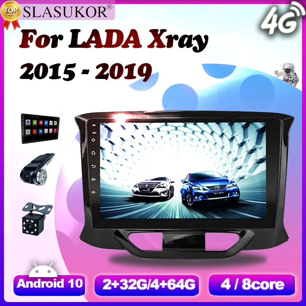 Автомобильный радиоприемник 6G + 128G Android 10 мультимедийный плеер с восьмиядерным