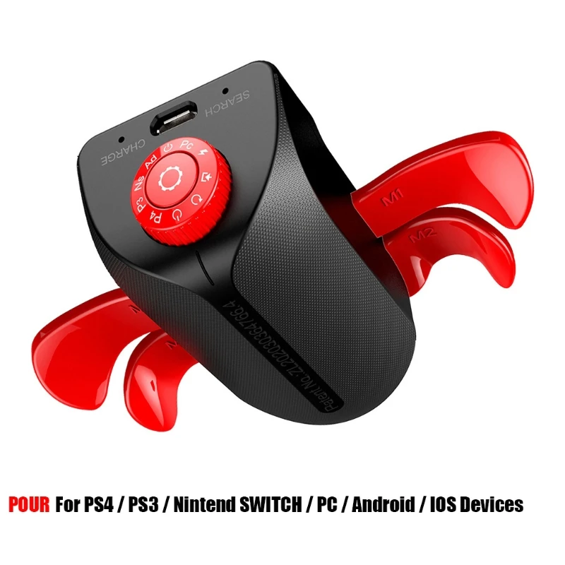 

Gamepad Back Button Attachment Expansion Device With TURBO For-S-ONY PS4 Control