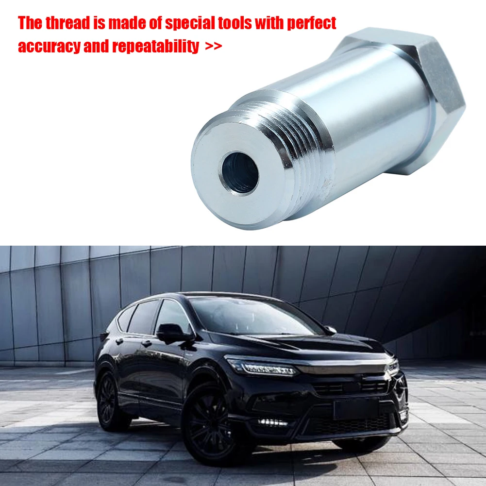 55mm M18 x 1.5 Bung Adapter Lambda O2 Oxygen Sensor Spacer Isolator Angled Extender Joints Converter Auto Accessories | Автомобили и
