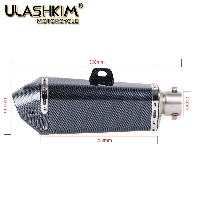 

Motorcycle Full Exhaust Muffler System Middle Pipe Slip On Escape For DUKE 390 250 DUKE 125 RC 390 125 RC390 2016 2017 2018