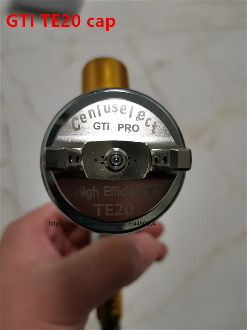 Профессиональный GTI/TTS pro lite Золотой Краскораспылитель TE20/T110 1,3 мм сопло распылитель краскопульт на водной основе Воздушный Распылитель