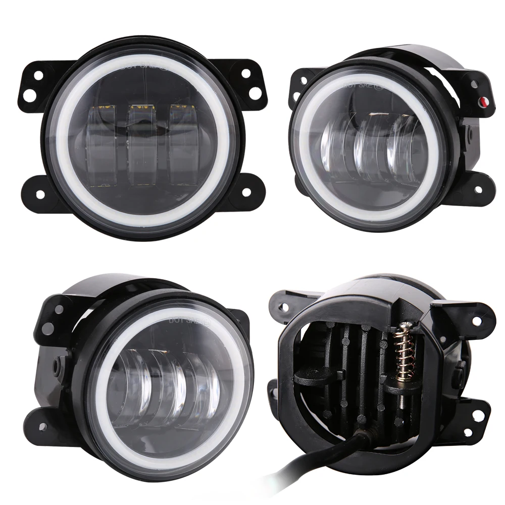 4 дюймовые круглые светодиодные противотуманные светильник головной 30 Вт