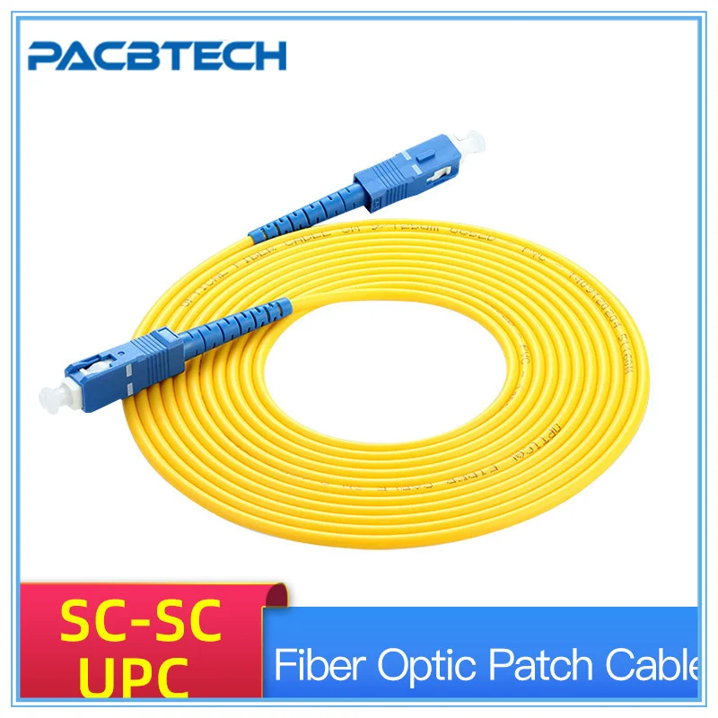 

SC SC Singlemode Fiber Optic Patch Cable SC UPC SM 2.0mm 3.0mm 9/125um FTTH Fiber Patch Cord Optical Fiber Jumper 3m 5m 10m 30m