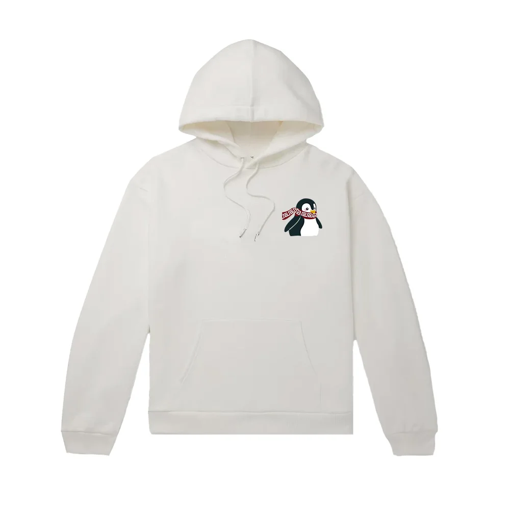 

Luxury Brand Penguin Print Mens Hoodies Streetwear 2021 Male Casual Solid Color Hip Hop Harajuku Hoodies High Street Sweatshirts
