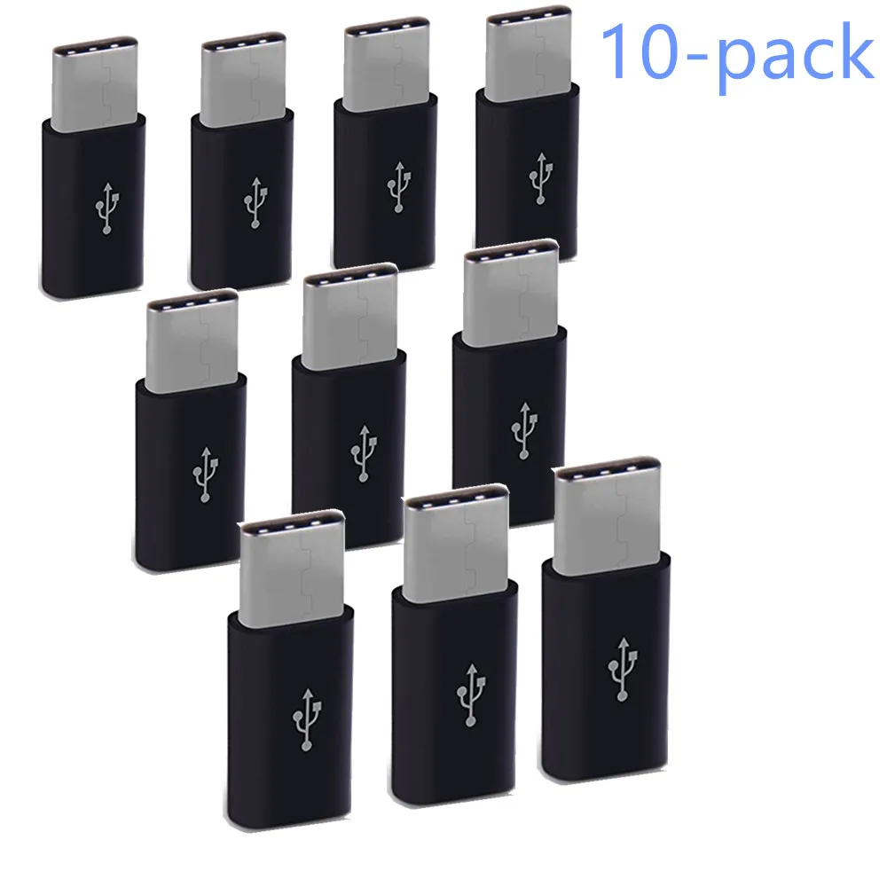 10 шт. мобильный телефон адаптер кабель с разъемами микро usbи USB C Microusb для Huawei P20 lite