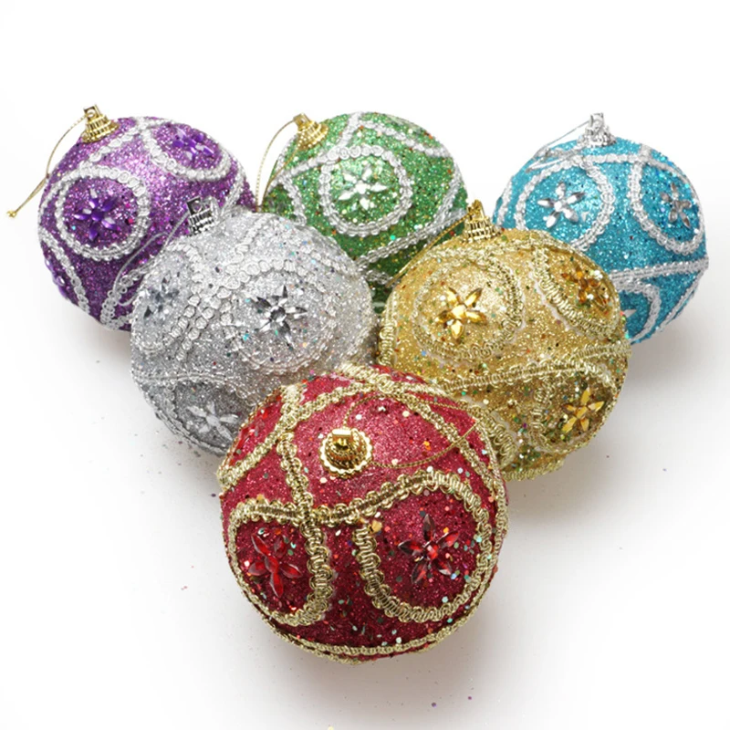 1 шт. 80 мм Рождественская елка кулон орнаменты украшения для дома рождественские