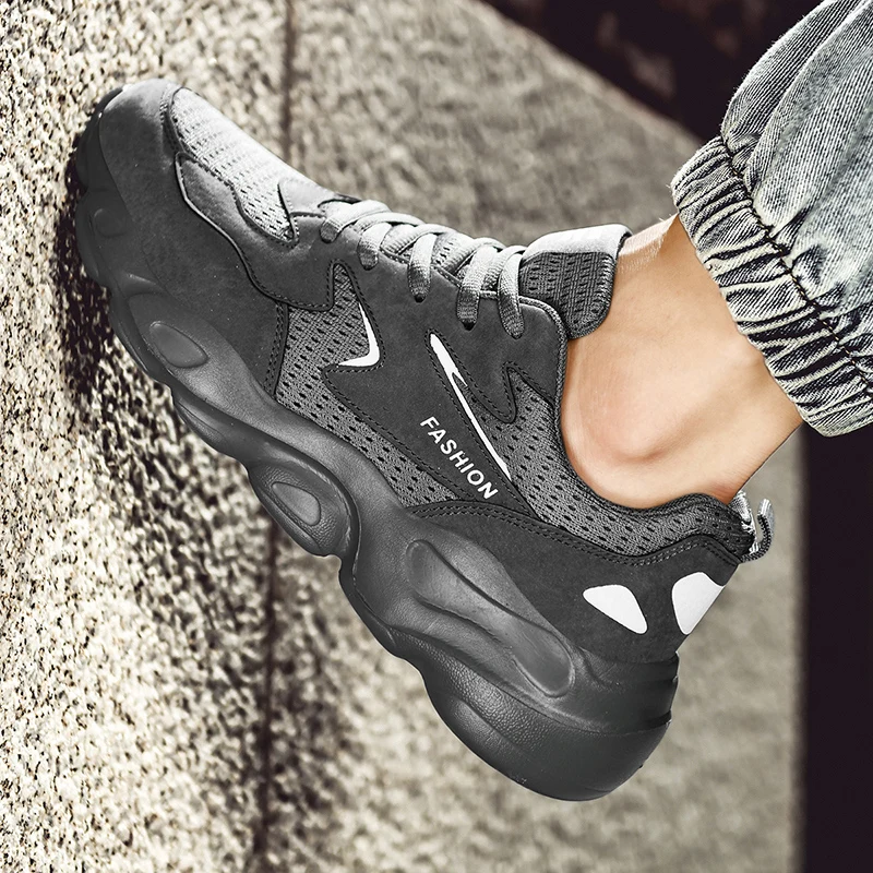 

2020 Summer Shoes Men Casual Shoes Sneaker Fashion Shoes for Men Lightweight Lace Up Breathable Men Mesh Sneakers Zapatos Hombre