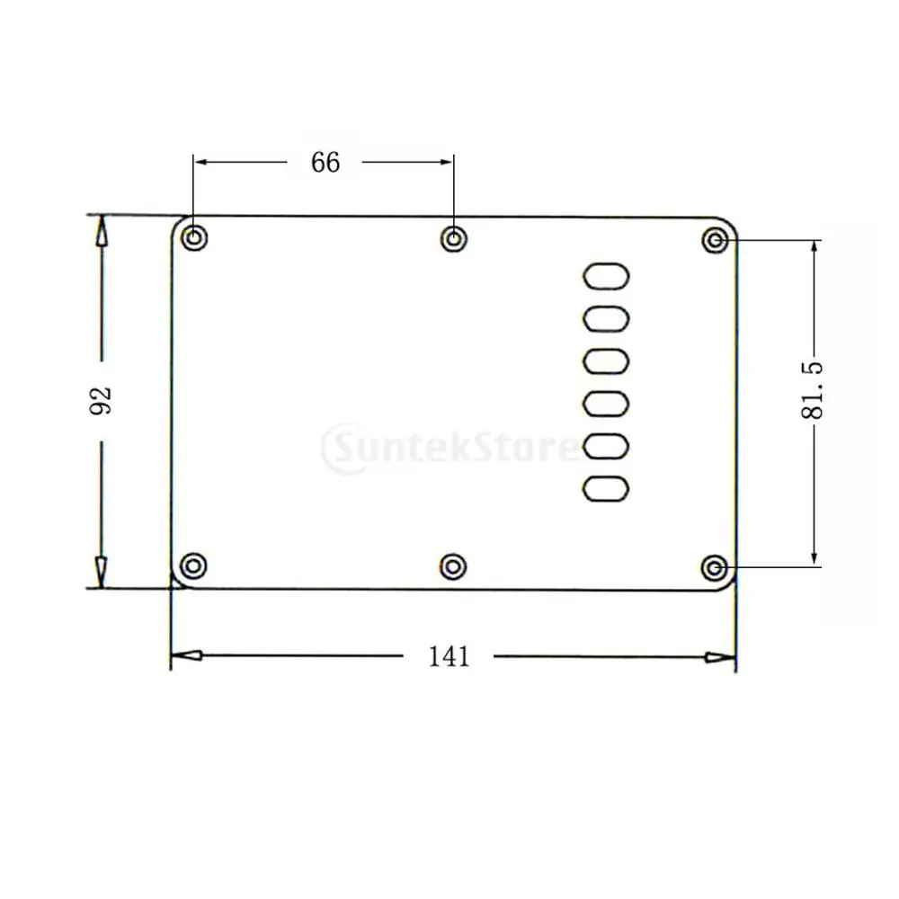 1 ply tremolo hohlraum abdeckung zurück platte für fender stratocaster strat gitarren sq e gitarre teile 100 marke neue free global shipping