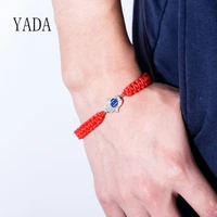 yada gifts blue evil eye hamsa hand fatima palm braceletsbangles for women handmade casual jewelry red bracelet female bt200088