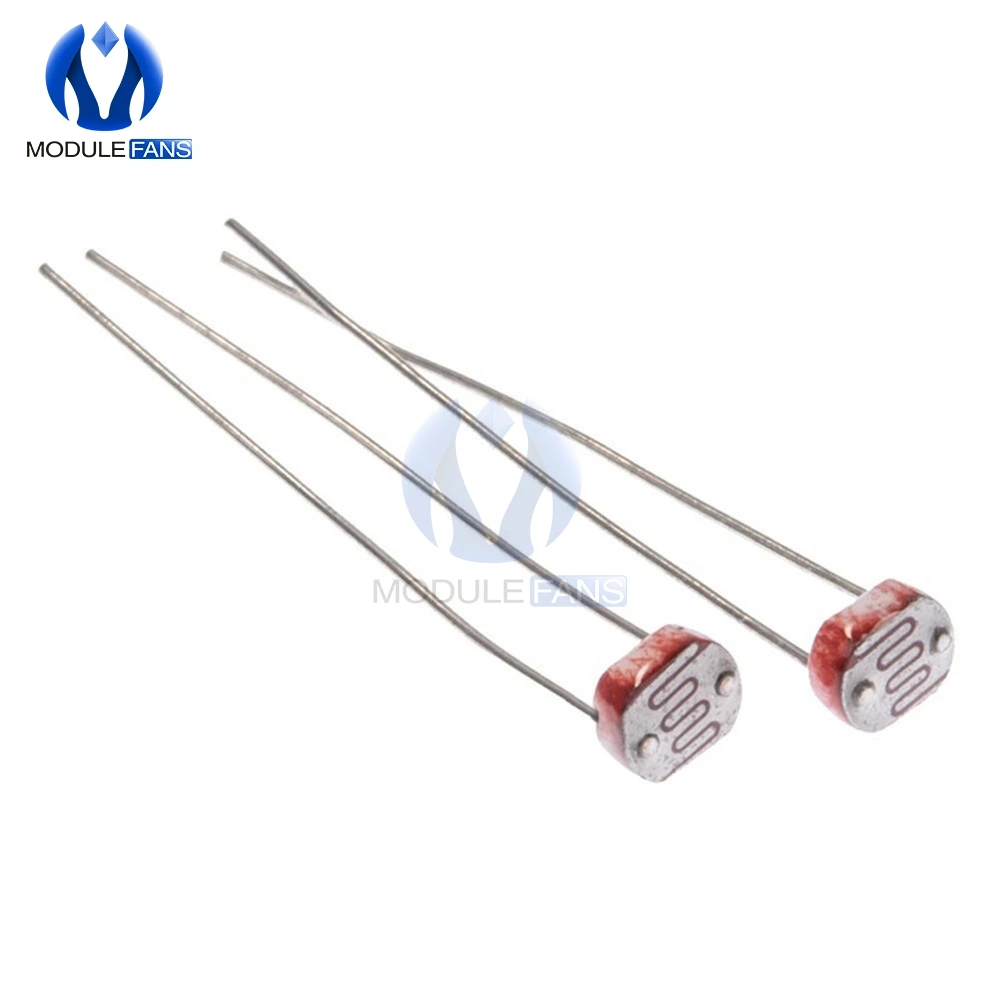 Фоторезистор 100PCS LDR Фоточувствительный фотоэлектрический фоторезистор 5528 GL5528 |