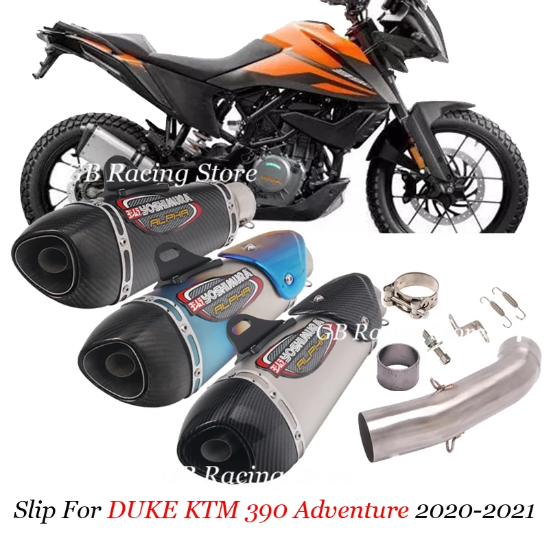 

slip on pipe For KTM ADV 390 adventure 390 adv DUKE250 Duke390 RC390 2020 2021 Yoshimura Motorcycle Exhaust Muffler Escape moto